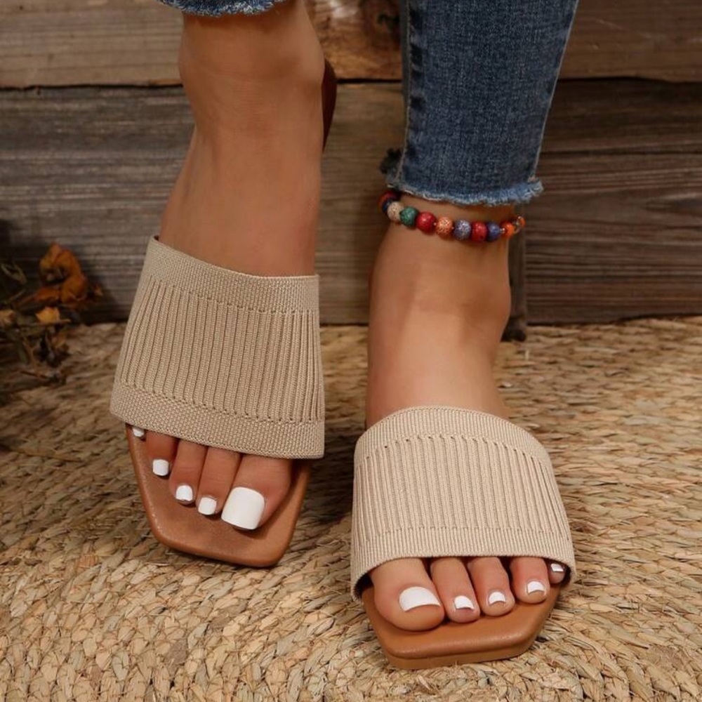 Summer New Open Toe Flat Sandals